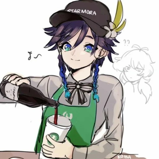 anime cartoon illustration