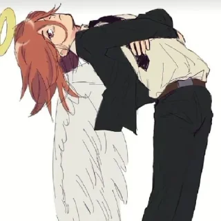 Стикер Angel Demon || Chainsaw men - 7