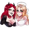 Angel & Demon @ASMR_KittyKlaw - 