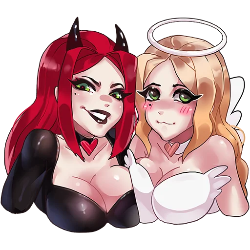 Sticker Angel & Demon @ASMR_KittyKlaw - 11