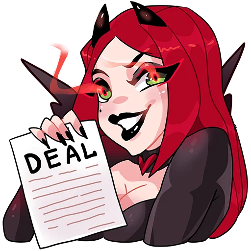 Sticker Angel & Demon @ASMR_KittyKlaw - 6