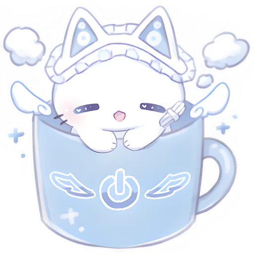 Sticker Angel_Cat_Nyasticks - 1