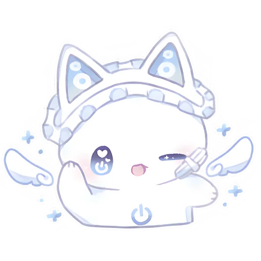 Sticker Angel_Cat_Nyasticks - 1