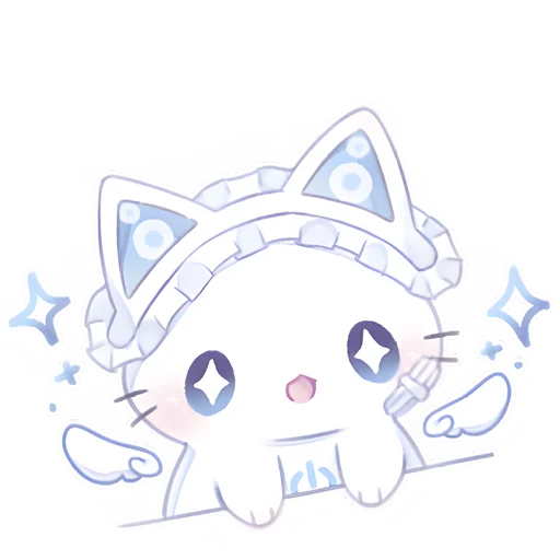 Стикер Angel_Cat_Nyasticks - 1