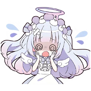 Sticker Плакса-ангел @Nyasticks - 4