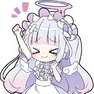 Sticker Плакса-ангел @Nyasticks - 8