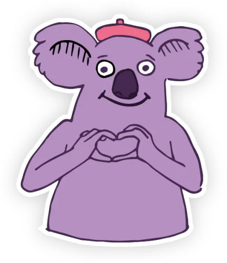 Стикер AngelaTheKoala - 1