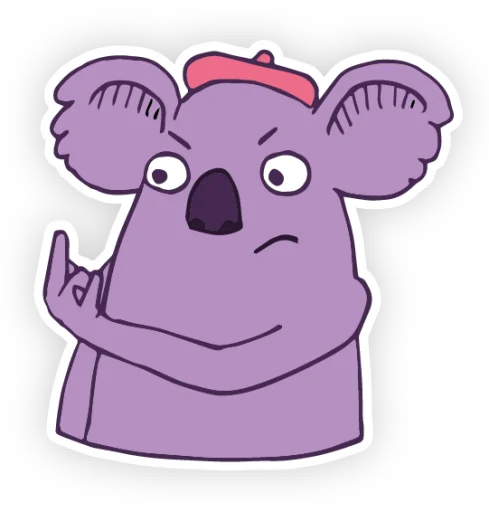 Sticker AngelaTheKoala - 1