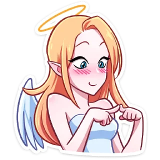 Sticker Ангелица @Nyasticks - 4