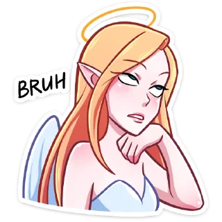 Sticker Ангелица @Nyasticks - 11