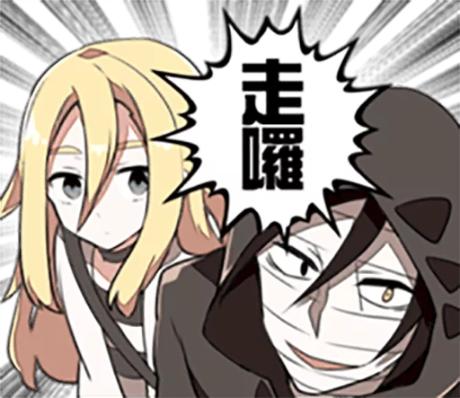 Стикер AngelsOfDeath - 1