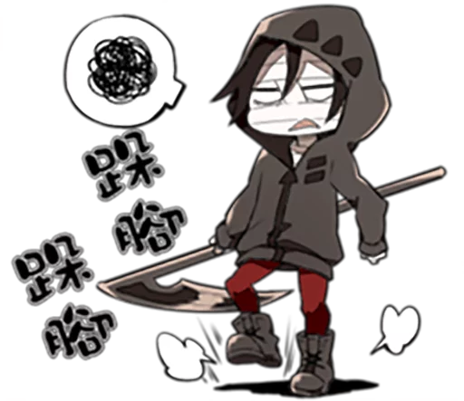 Стикер AngelsOfDeath - 1