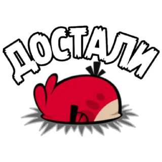 Sticker Angry Birds in Russia - 1