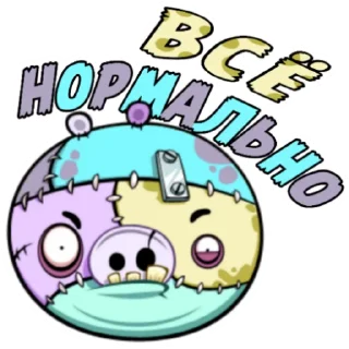 Sticker Angry Birds in Russia - 7