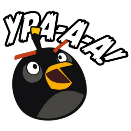 Sticker Angry Birds in Russia - 4