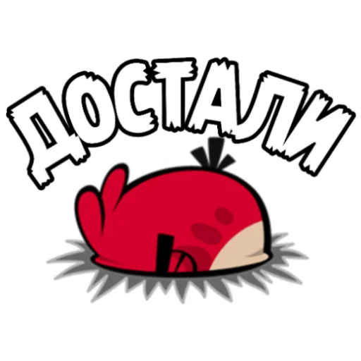Sticker AngryBirdsInRussia - 1