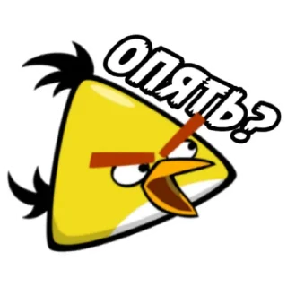 Sticker Angry Birds in Russia - 2