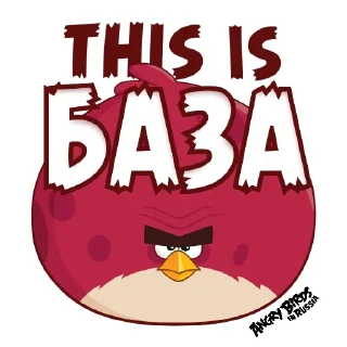 Sticker Angry Pack @angrybirdsinrussia - 2