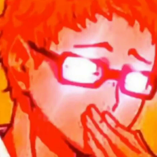 orange red child art