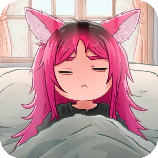 Sticker Ани-тян | ушла с анитупа - 6