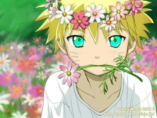 anime flower cartoon