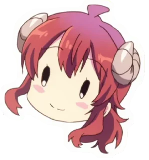 Sticker Шамико - @evangelioncik - 2