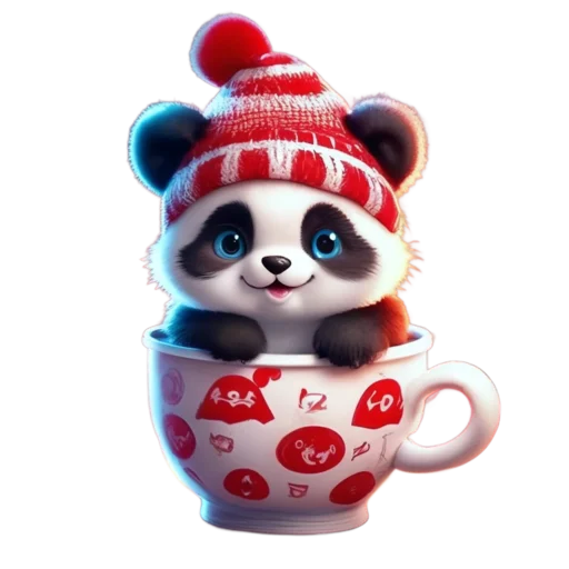 Sticker Animals_in_a_cup - 1