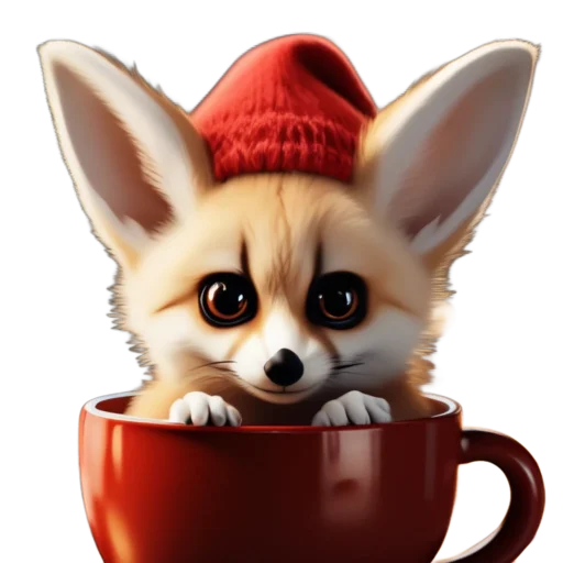 Стикер Animals_in_a_cup - 1