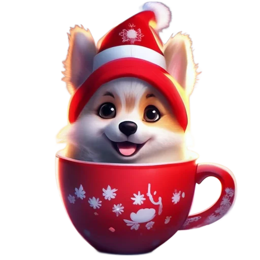 Стикер Animals_in_a_cup - 1