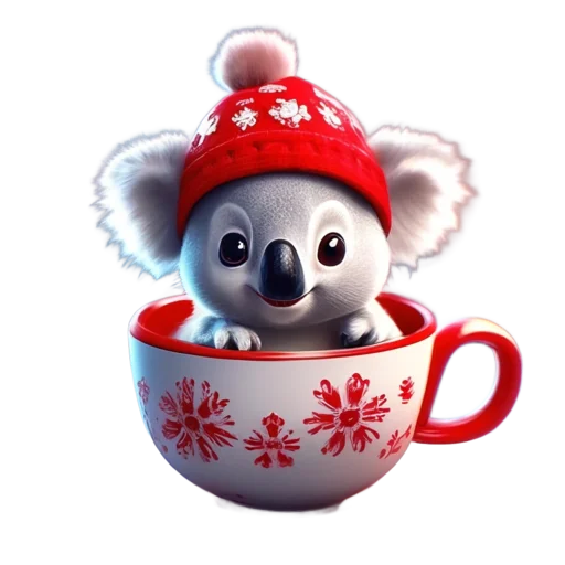 Sticker Animals_in_a_cup - 1