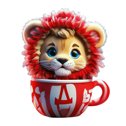Sticker Animals_in_a_cup - 1