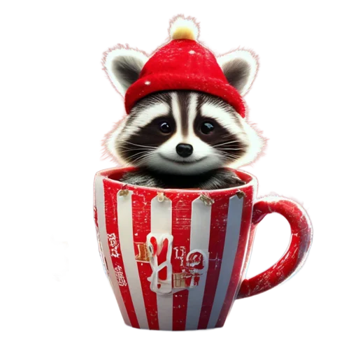 Sticker Animals_in_a_cup - 1
