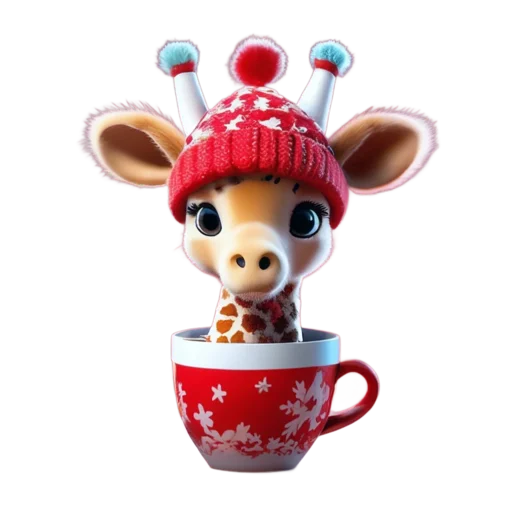 Sticker Animals_in_a_cup - 1