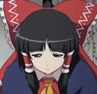 Sticker ☁Рейму Хакурей☁ @animestikersp - 6