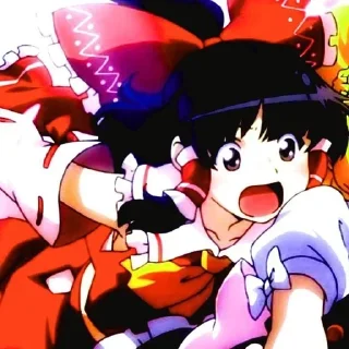 Sticker ☁Рейму Хакурей☁ @animestikersp - 2