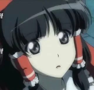 Sticker ☁Рейму Хакурей☁ @animestikersp - 4