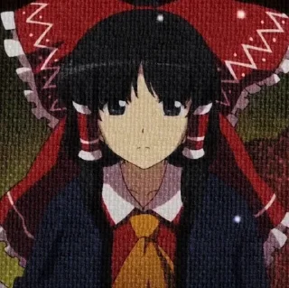 Sticker ☁Рейму Хакурей☁ @animestikersp - 11