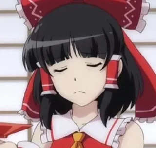 Sticker ☁Рейму Хакурей☁ @animestikersp - 10