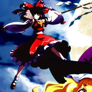 Sticker ☁Рейму Хакурей☁ @animestikersp - 0