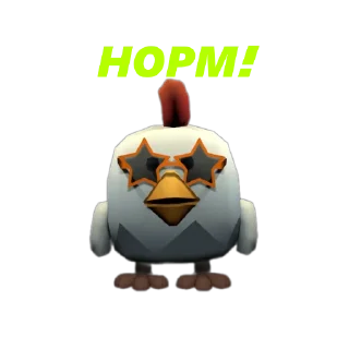 Sticker Chicken Gun Стикеры. - 3