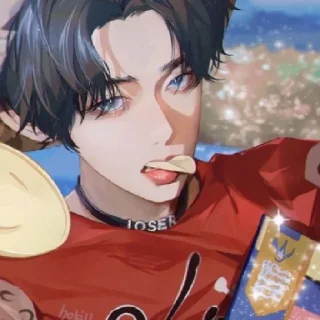 Sticker Аниме бойчики - 3