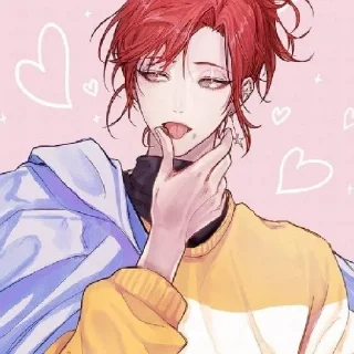 Sticker Аниме бойчики - 6