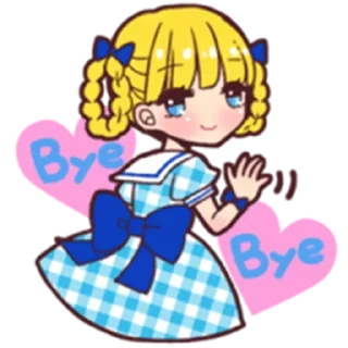 Стикер Animegirl @stickersb2b - 2