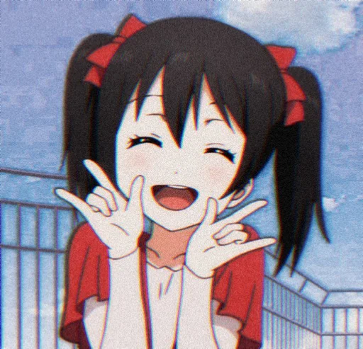 Sticker 女の子 Emotions 1 // @ZoldyckStickers - 10