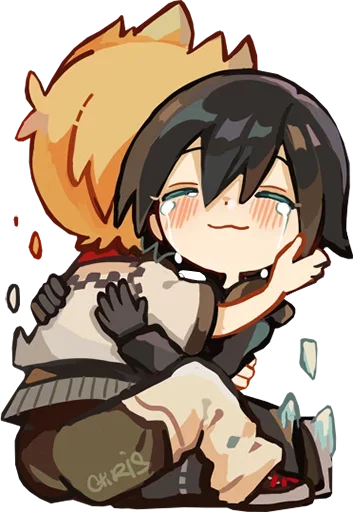 Sticker AnimeObnimashki - 1