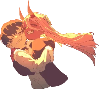 Стикер Hugs @stickersb2b - 9