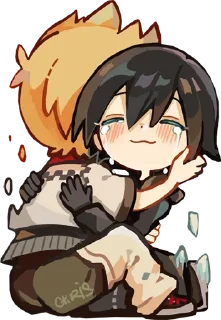 Стикер Hugs @stickersb2b - 5