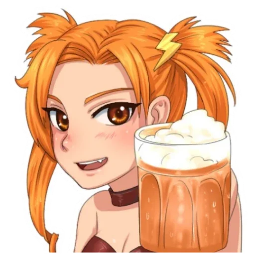 Sticker Аниме пиво - 8