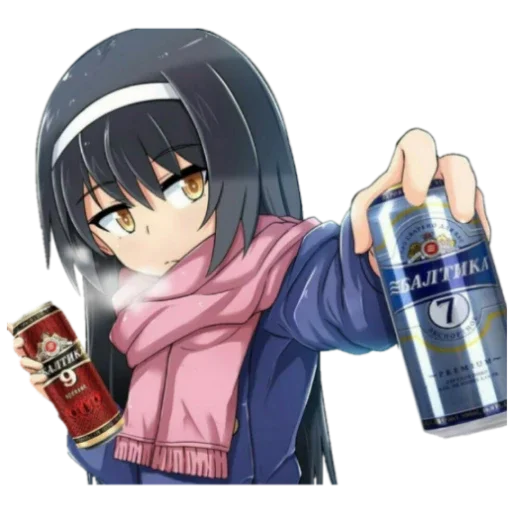 Sticker Аниме пиво - 3