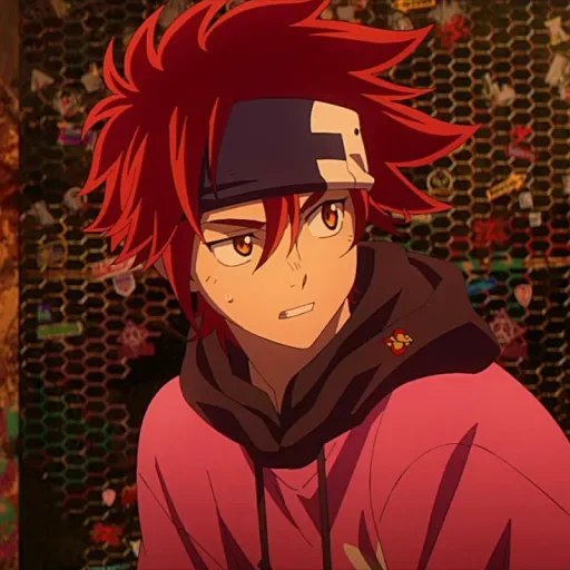 cartoon anime human face